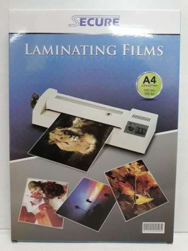 Laminating Film A4 - Plastik Laminating A4 ( isi 100 lembar )
