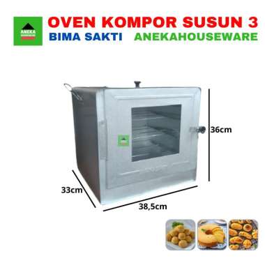 Oven Tangkring Kompor Kue Bima Sakti susun 3