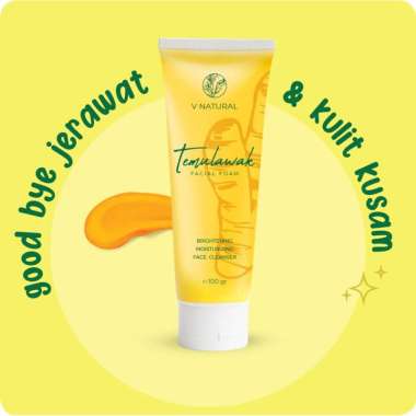 V Natural Temulawak Facial Foam