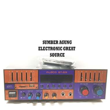 Amplifier BT559 Fleco Power Besar Profesional Digtal Echo Mixer Bluetooth