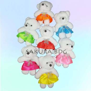 BB4 - Boneka cream beruang kecil 12 cm hampers parcel souvenir kado