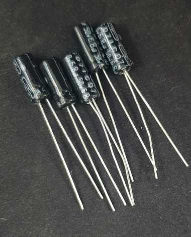 Elco Capacitor 6.8uf 50v Non Polar NP KX - Harga per 5 pcs