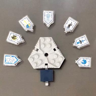 LEGO Part Out 70373 - Nexo Knights WHITE Combo NEXO Powers Wave 2