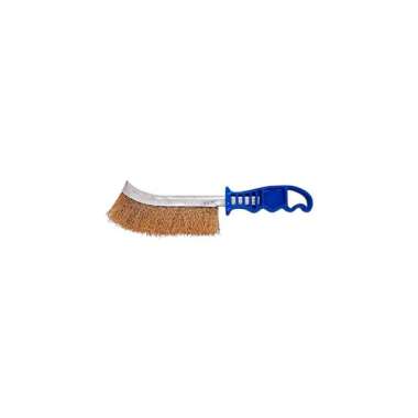 Sikat Kawat Baja Kuningan Model Golok Gagang PVC C-MART E0001