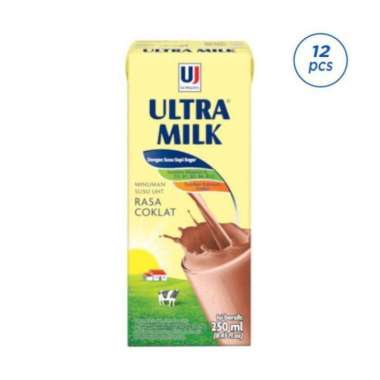 Ultra Jaya Susu Ultra Milk Susu UHT 250 ml Coklat
