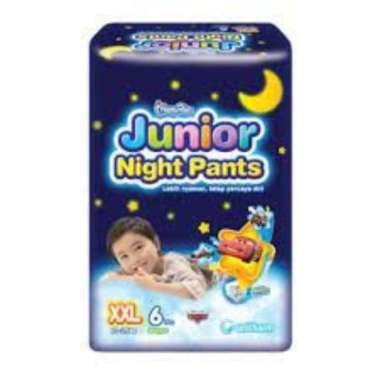 Promo Harga Mamy Poko Pants Junior Night XXL6 6 pcs - Blibli