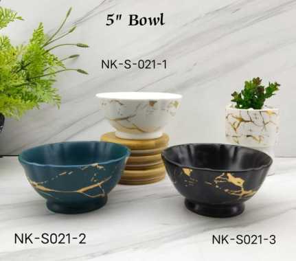 5" Bowl Mangkuk NK-S021 NK-S021-3 BLACK