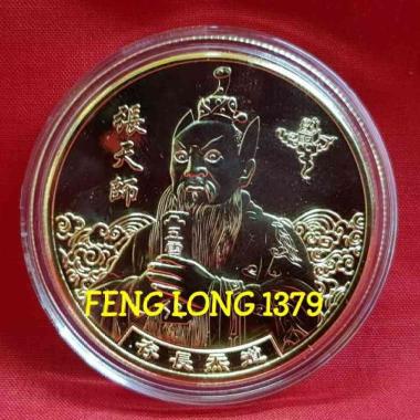 Koin | Koin Medali Zhang Tian Shi | Zhang Tian Shi Medal Warna Gold