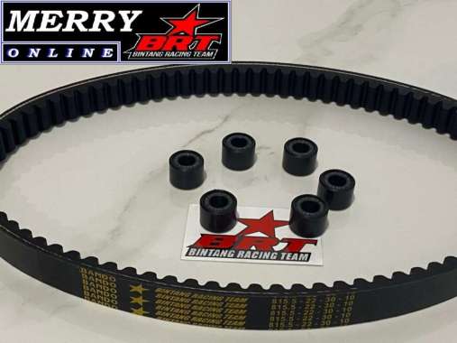 Super Roller & Vanbelt V Belt BRT Honda Vario 125 PGMFI / Vario 125 Old / Genio / Scoopy LED / Beat 
