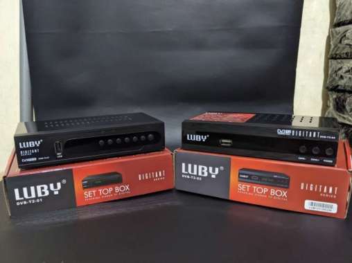 Set Top Box Luby Receiver TV STB Digital DVB T2-02 Support WIFI Dongle BEST SELLER Multicolor