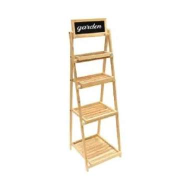 Rak Stand Tanaman 4 Tingkat 134 Cm - Cokelat