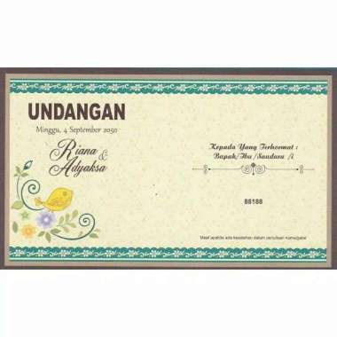 Undangan Blangko Erba 88188