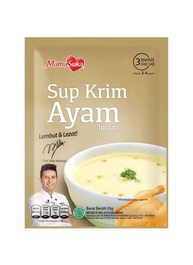MamaSuka Sup Krim Jamur Ayam 55gr