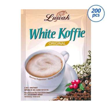 Luwak White Coffe Kopi Instan dus [20gr / 200sachet /karton]