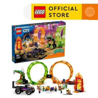 LEGO® City 60339 Double Loop Stunt Arena Building Kit