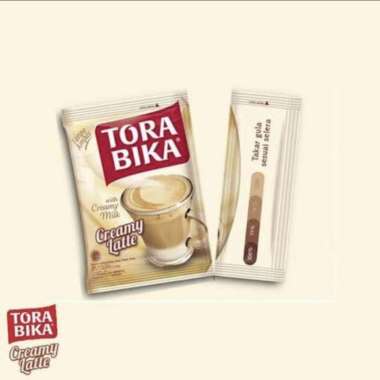 Kopi Torabika Creamy Latte Renceng Renteng Isi 10 Pcs X 25 Gr Tanpa Sendok