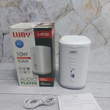 Lampu Belajar - Lampu Emergency - Speaker Bluetooth Lampu Luby L-6722