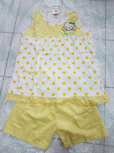 Baby Doll Baju Tidur Wanita Bahan Kaos Tebal Dingin merk SieLie Pendek