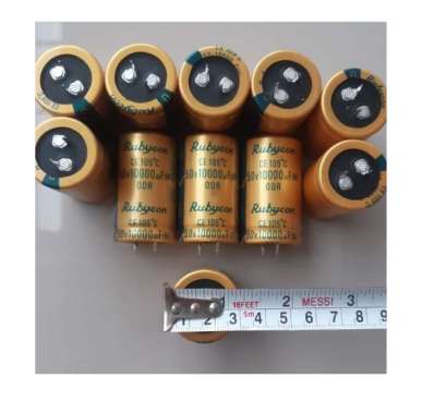 1 PCS RUBYCON SUPER GOLD 50V ELCO 10000UF CAPACITOR 10.000UF 50 V KAPASITOR 10.000 UF 50 VOLT