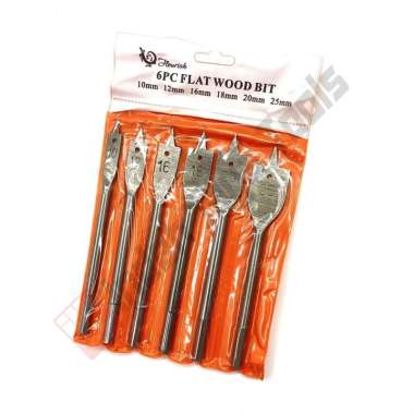 Mata Bor Kayu Kipas Set 6 Pcs RRC 10 12 16 18 20 25 mm