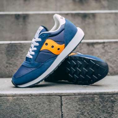 Sepatu Sneaker Saucony Navy Yellow Original 42 Navy Yellow