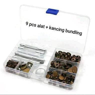 Snap Fasten Metal Pliers Press Pasang Kancing Besi Jepret + Kancing