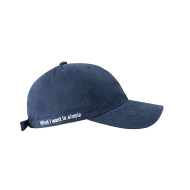 Baseball cap : WHAT I WANT IS SIMPLE - Topi Baseball Topi Pria Topi Wanita Topi Olahraga One Size NA