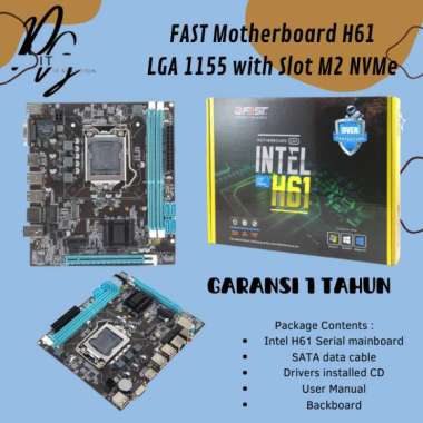 Motherboard FAST H61 LGA1155 with Slot M2 NVMe