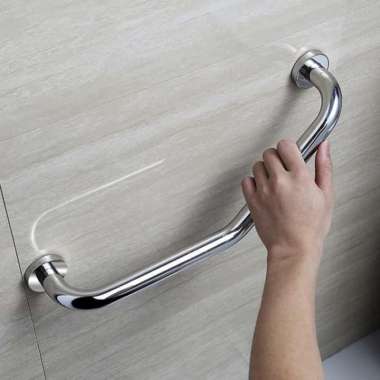 pegangan kamar mandi L 50cm - handle bar - grab bar - pegangan closet