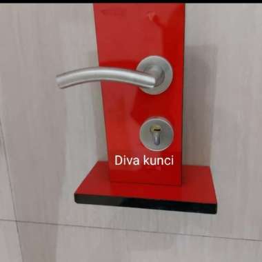 Handel roset alis komplit kunci model solid / gagang pintu