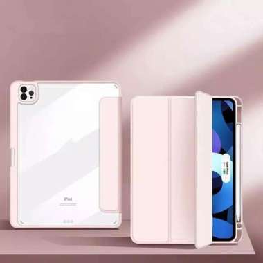Case iPad Pro 11 12.9 2018 2020 iPad Air 10.5 Transparent Back iPad9.720172018 Pink