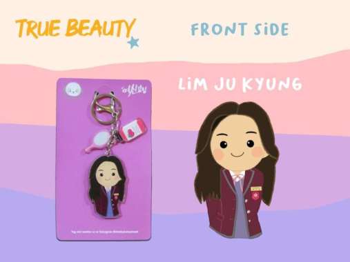 Gantungan Kunci Akrilik True Beauty Kpop Lim Ju Kyung Fan Art Keychain