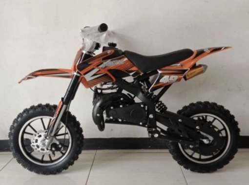 MOTOR BENSIN ANAK TRAIL PC MOTO MGX-D705 DOUBLE STARTER 49cc Merah