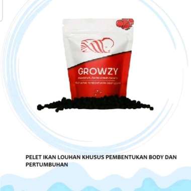 Pelet GROWZY pellet ikan louhan super growth pertumbuhan body size M