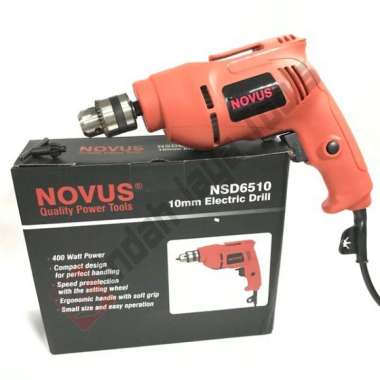 NOVUS Mesin Bor Besi dan Kayu 10 mm - Electric Drill