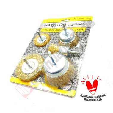 Mata Bor Sikat Kawat Mangkok Set 5 Pcs PROHEX