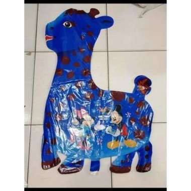 GROSIR 50 BIJI Balon Foil Jerapah warna termurah bisa dijual kembali - Termurah Grosir Mainan Balon 