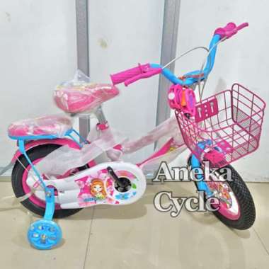 Sepeda Anak Perempuan 12 Emerson Sepeda Roda Empat Cewek Sepeda Mini
