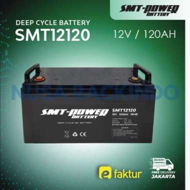 BATTERY SAMOTO SMT12120 - 12V 120AH - BANDUNG