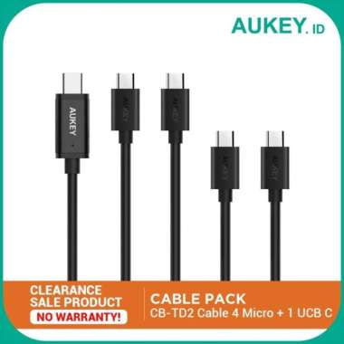 Aukey Cable Micro &amp; USB C 2.0 (5Pcs) - 500260