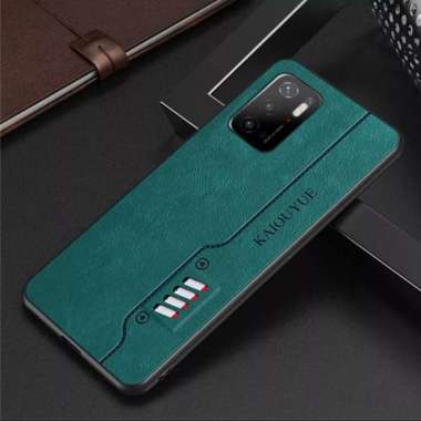 CASE KULIT SLIM OPPO RENO 6 5G CASING KAIOUYUE DESAIN ORIGINAL Hijau