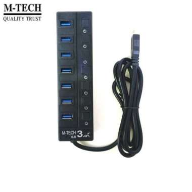 USB HUB 7 PORT USB 3.0 panjang kabel 120cm high speed