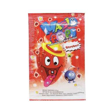 Magic Pops - Crackle-Popping Candy - 1 Sachet STROBERI