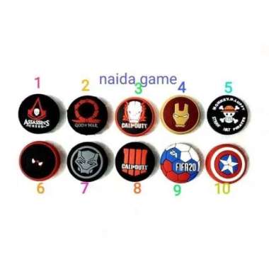 TOPI SILICON STICK PS4 GAMBAR / THUMBGRIP CAPS STICK PS4 / SILIKON DS4