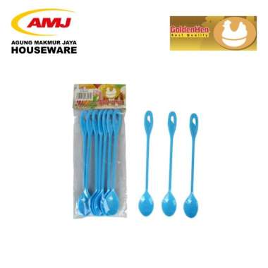 SENDOK ES / SENDOK PLASTIK / ICE SPOON 809 GOLDEN HEN