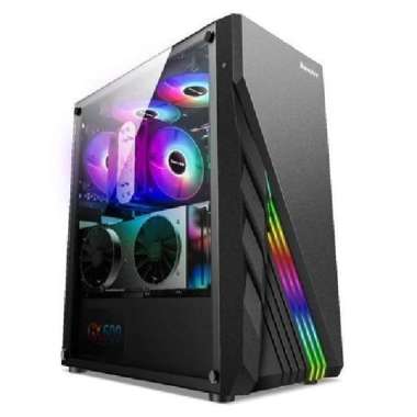 Casing Komputer / PC Case Gaming Paradox Paine include 1Fan RGB