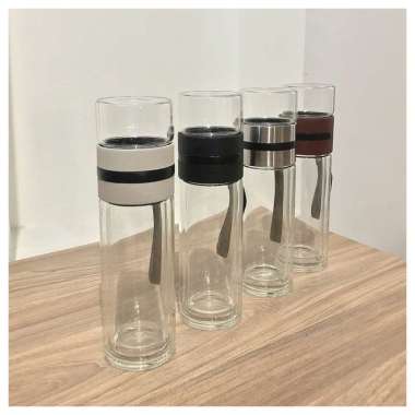Botol minum bahan Kaca ABB tebal botol infuser 600 ML