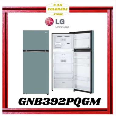 KULKAS LG GNB392PQGM KULKAS 2 PINTU INVERTER GN-B392PQGM GNB392 GN-B392 392PQGM