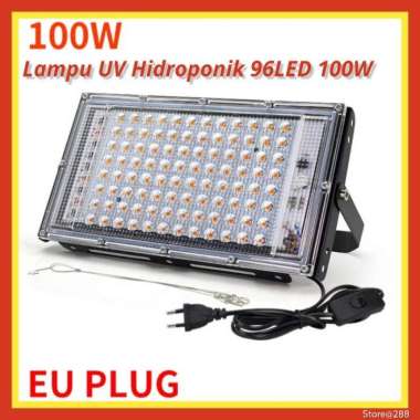 Lampu Tanaman Hidroponik Grow Light Sorot 100W + KABEL