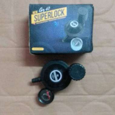 REGULATOR GAS LPG TEKANAN RENDAH SUPERLOCK GRS-02 BAGUS BERKUALITAS